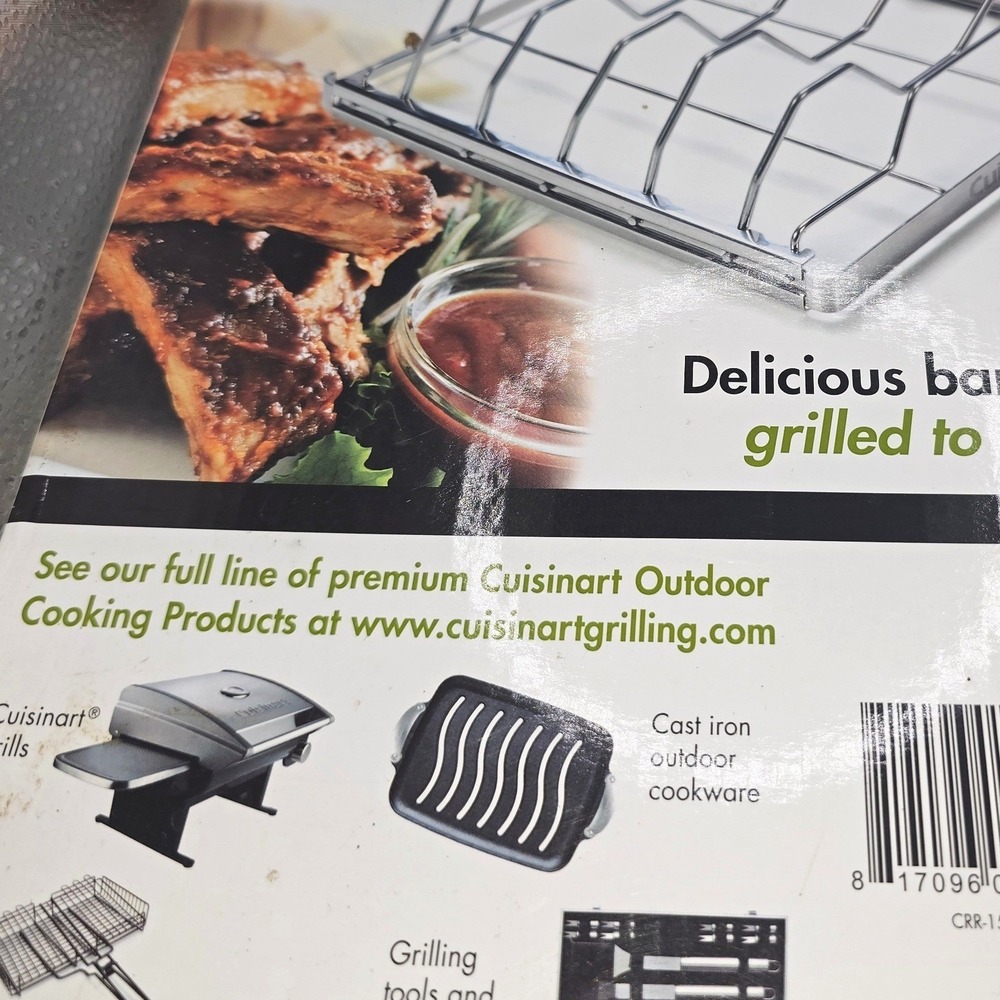 Cuisinart Four Rib Folding Rack New In‎ Box - Picture 5 of 7